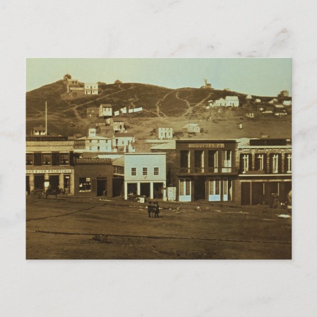 Carte Postale Vieux San Francisco Photo Gold Rush (Devant)