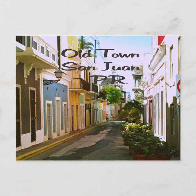 Carte Postale Vieux San Juan Porto Rico (Devant)