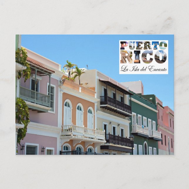Carte Postale Vieux San Juan Porto Rico (Devant)