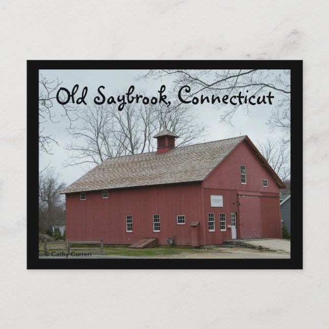 Carte Postale Vieux Saybrook, Connecticut (Devant)