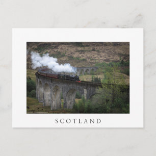 Carte Postale Vieux train à vapeur sur le viaduc de Glenfinnan