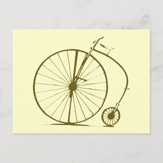 Carte Postale Vieux-vélo/vélo (Devant)