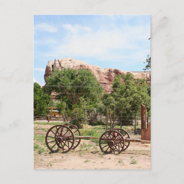 Carte Postale Vieux wagon, village pionnier, Utah 2 (Devant)