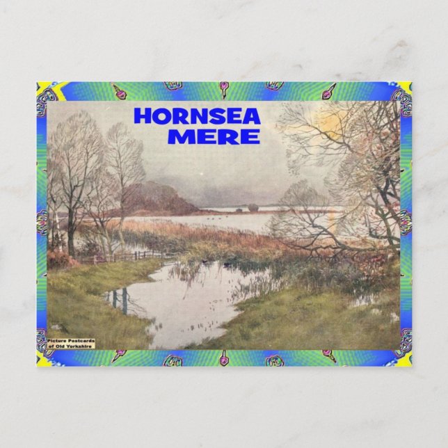CARTE POSTALE VIEUX YORKSHIRE - HORNSEA MERE (Devant)