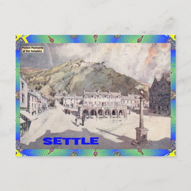 CARTE POSTALE VIEUX YORKSHIRE - SETTLE (Devant)