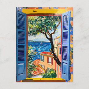 Carte Postale View de Mediterranean sea