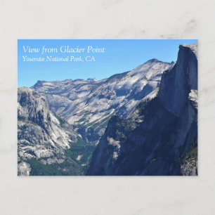 Carte Postale View from Glacier Point, Yosemite, CA