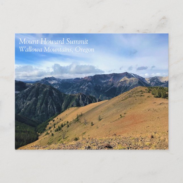 Carte Postale View from Mount Howard Summit (Devant)