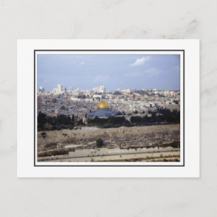 Carte Postale View from the Mount of Olives
