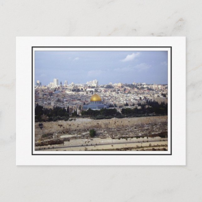 Carte Postale View from the Mount of Olives (Devant)