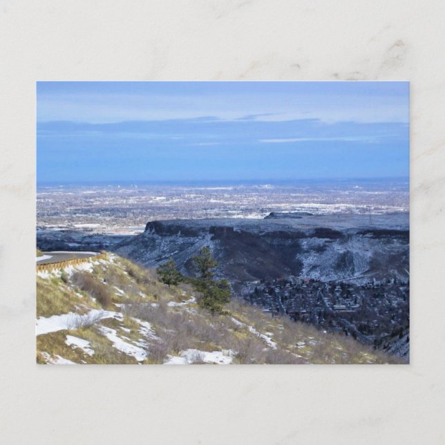 Carte Postale View from Windy Saddle Park Golden, Colorado (Devant)