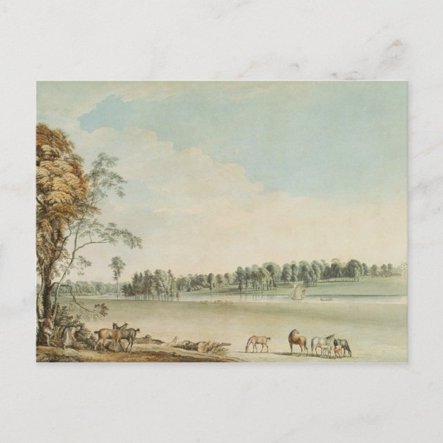 Carte Postale View Nord-Ouest de Wakefield Lodge à Whittlebury (Devant)