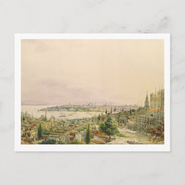 Carte Postale View of Constantinople from Pera (Devant)