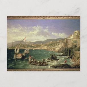 Carte Postale View of Genoa, 1854