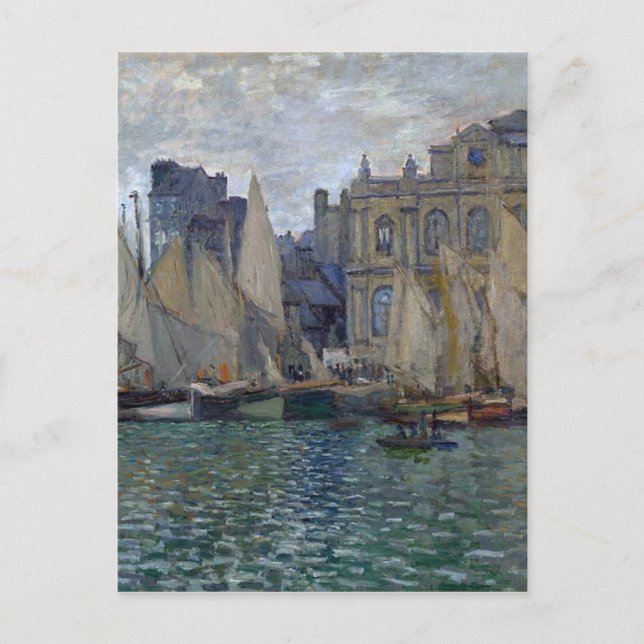 Carte Postale View of Le Havre by Claude Monet (Devant)