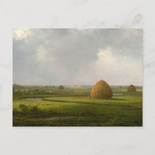 Carte Postale View of Marshfield, 1876 by Martin Johnson Heade
