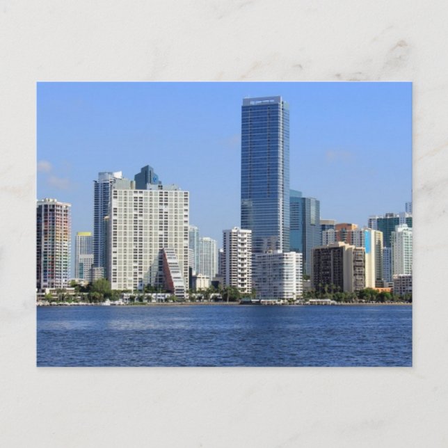 Carte Postale View of Miami Skyline (Devant)