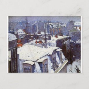 Carte Postale View of Roofs (Snow Effect) or Roofs under Snow