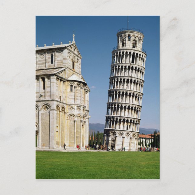 Carte Postale View of the Leaning Tower (Devant)