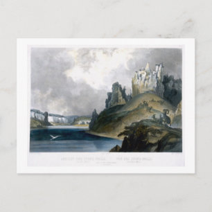 Carte Postale View of the Stone Walls on the Upper Missouri