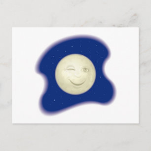 Carte Postale Vignette Pleine lune