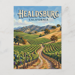 Carte Postale Vignoble de Healdsburg Wine Country Californie
