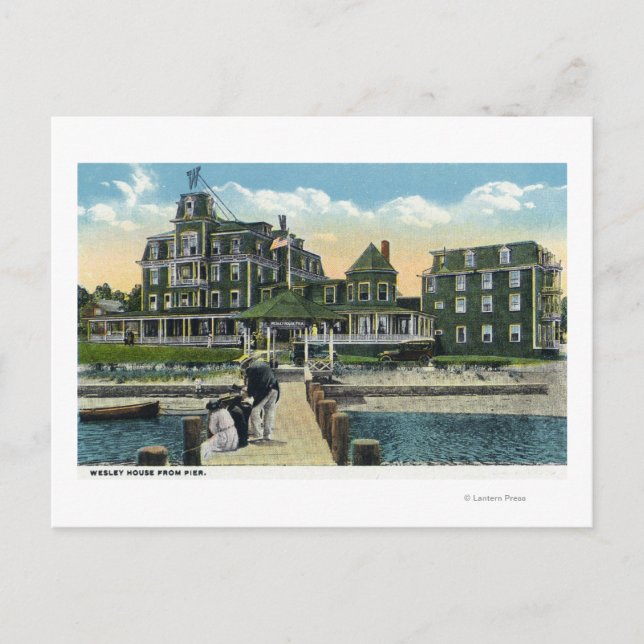 Carte Postale Vignoble de Martha, vue sur la jetée de la maison  (Devant)