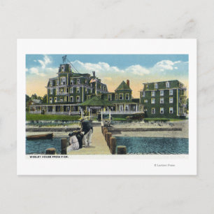 Carte Postale Vignoble de Martha, vue sur la jetée de la maison