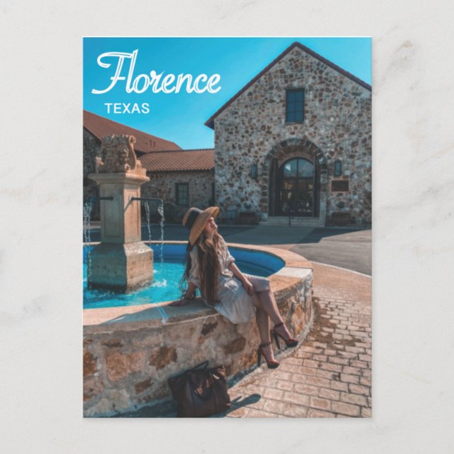 Carte Postale Vignobles de Florence (Texas) (Devant)