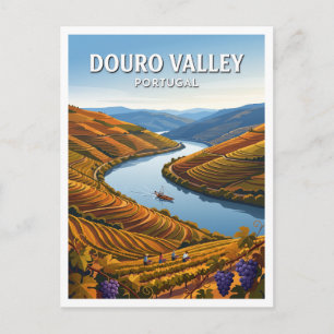 Carte Postale Vignobles de la vallée du Douro Pinhão Portugal