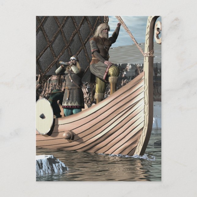 CARTE POSTALE VIKING (Devant)