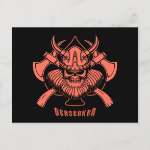Carte Postale Viking Berserker