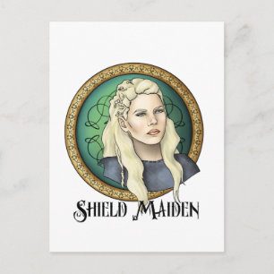 Carte Postale Viking Shield Maiden