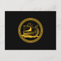 Viking Ship Guerrier Valhalla Norse Mythologie Cad
