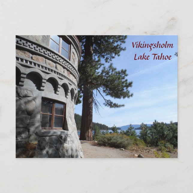 Carte Postale Vikingsholm - Lac Tahoe (Devant)