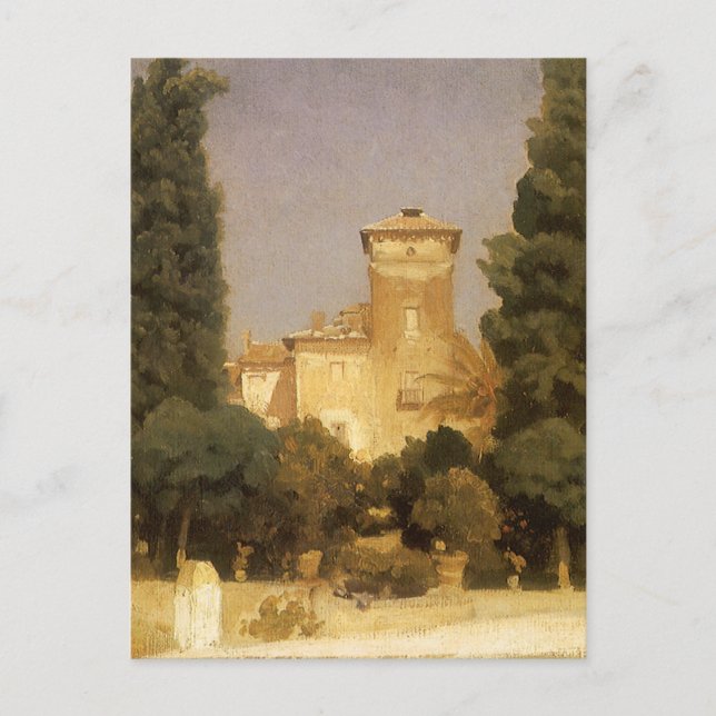 Carte Postale Villa Malta, Rome par Lord Frederic Leighton (Devant)