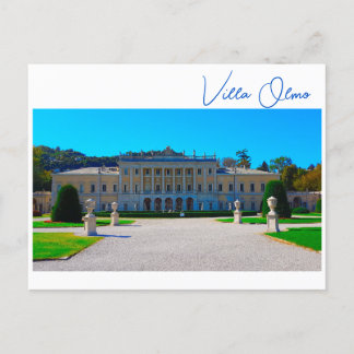 Carte Postale Villa Olmo Lac de Côme Italie