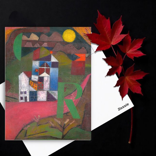 Carte Postale Villa R (1919) tableau de Paul Klee (Créateur téléchargé)