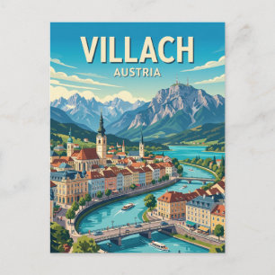 Carte Postale Villach Autriche