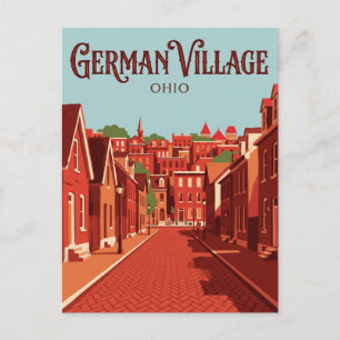 Carte Postale Village allemand USA
