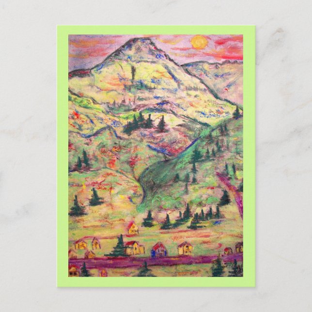 Carte Postale village colorado (Devant)