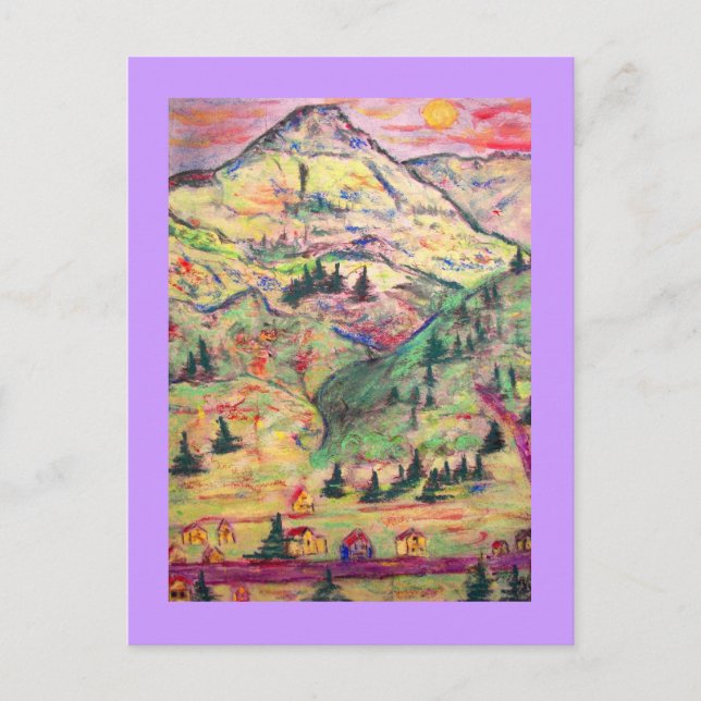 Carte Postale village colorado (Devant)