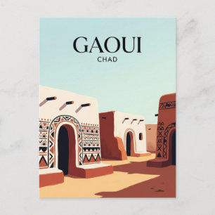 Carte Postale Village de Gaoui Tchad