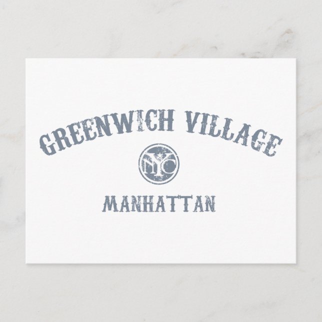 Carte Postale Village de Greenwich (Devant)