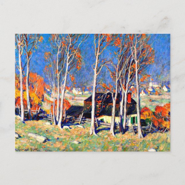 Carte Postale Village de Lonely sur le Saint-Laurent, 1922 (Devant)