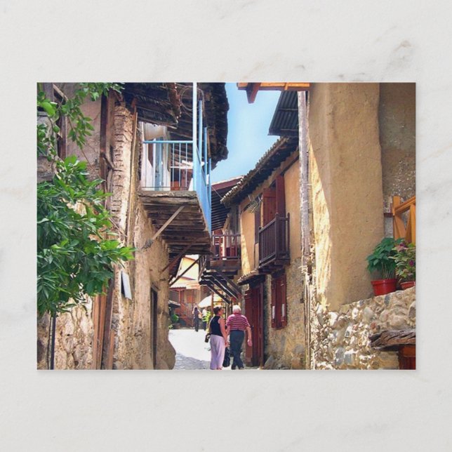 Carte Postale Village de montagne à Chypre (Devant)