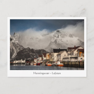 Carte Postale Village de pêcheurs de Lofoten Henningsvaer