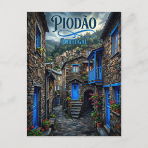 Carte Postale Village de Piodão Ruelles Portugal