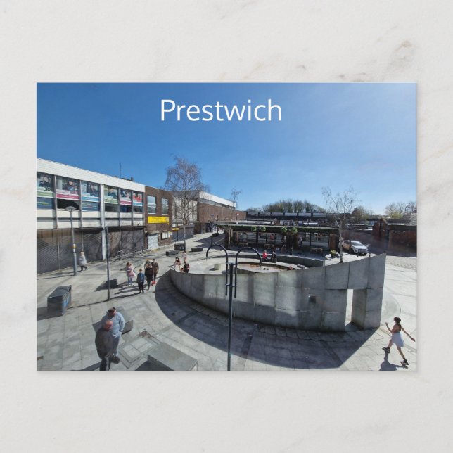 Carte Postale Village de Prestwich (Devant)