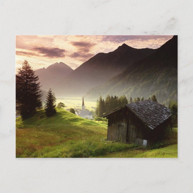 Carte Postale Village de Tyrol (Devant)